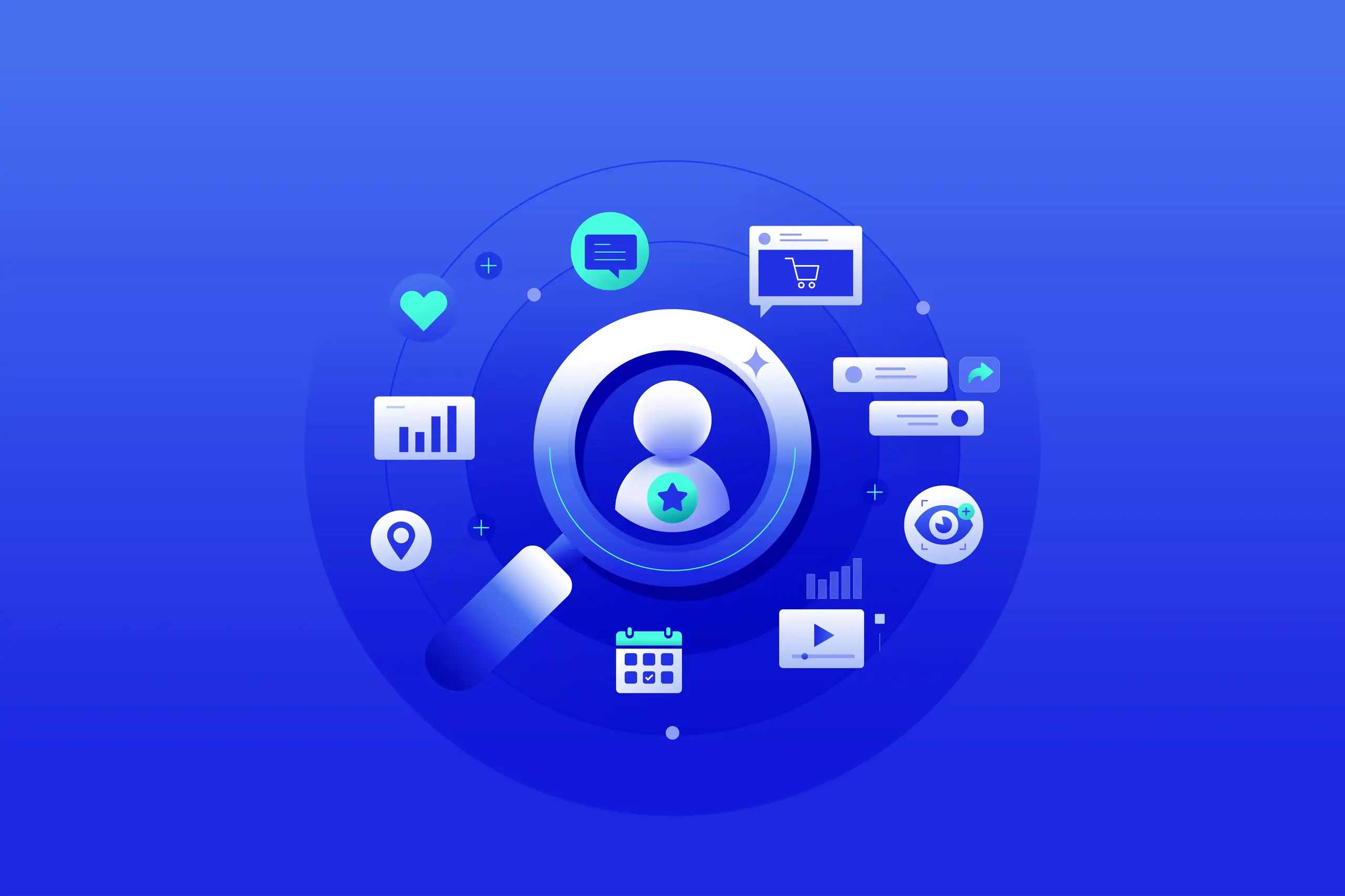 User analytics tools illustration