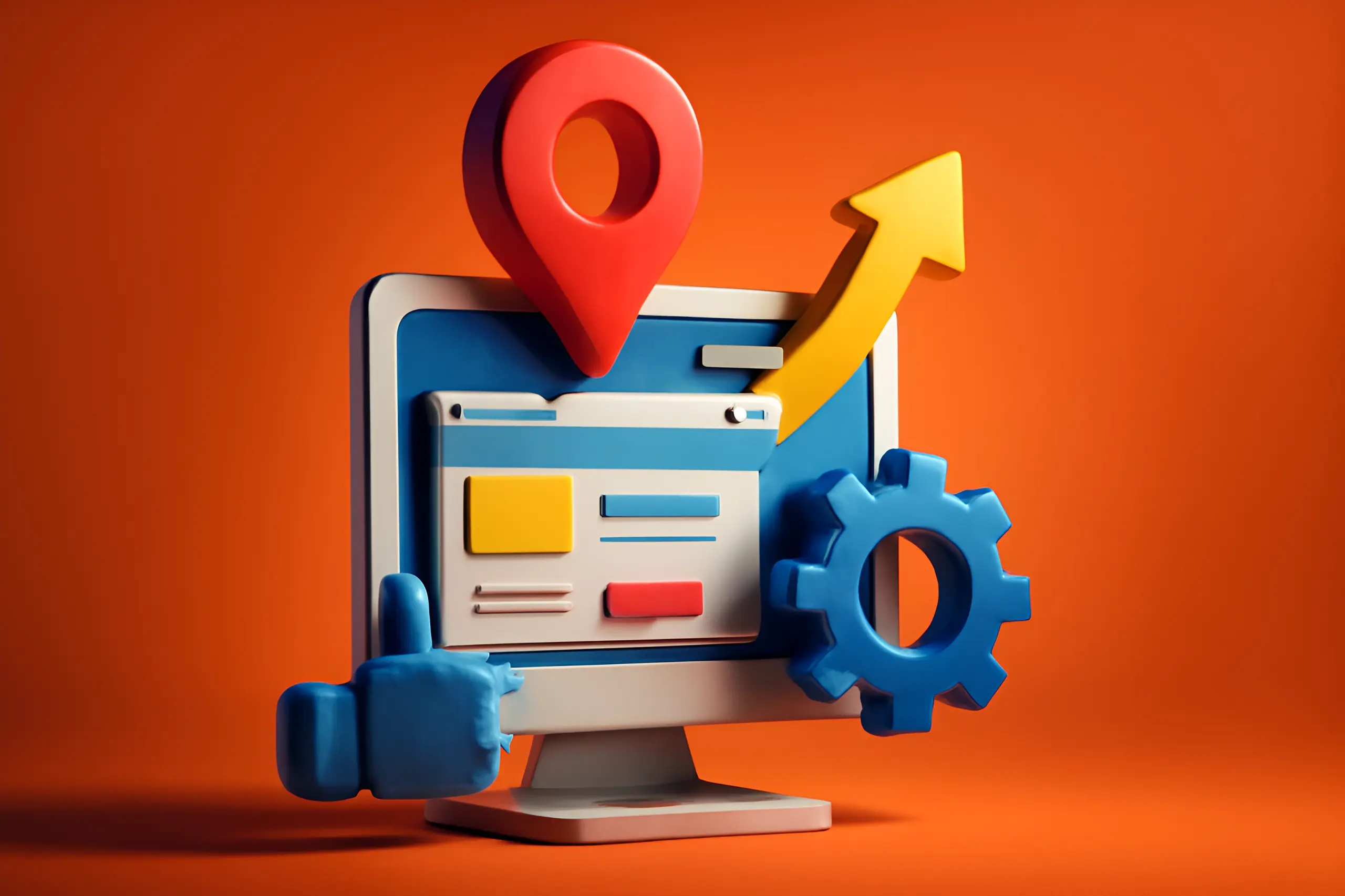 Graphique 3D d’optimisation en marketing digital